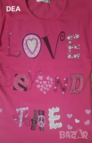 Розова блуза 152см-6лв.+подарък колан, снимка 3 - Детски Блузи и туники - 39582066