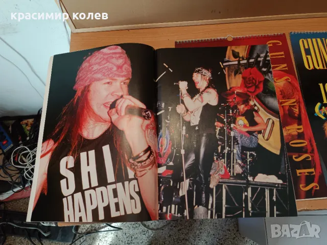оригинални календари и постери на "GUNS'N'ROSES", снимка 5 - Колекции - 47666189