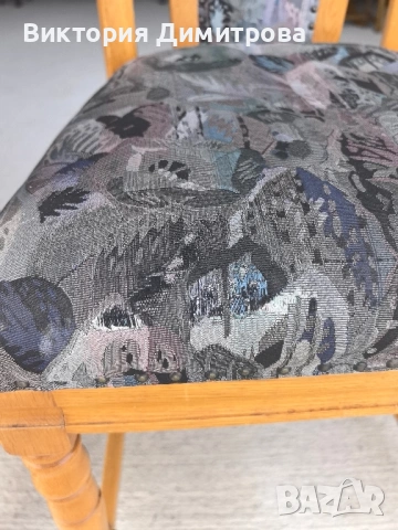 Комплект от 6 трапезни стола с подлакътници , снимка 9 - Столове - 53088231