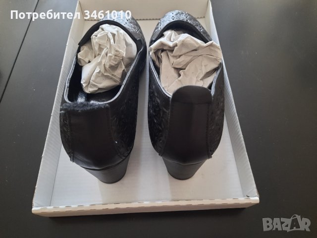 Чисто нови пролетни дамски обувки от естествена кожа номер 39, снимка 3 - Дамски обувки на ток - 42606075