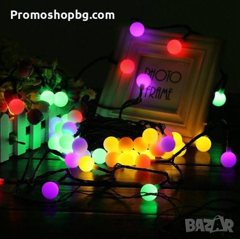 Последен брой! Соларни лампички тип гирлянд,  7 метра, 8 режима на светене, снимка 4 - Соларни лампи - 41461530