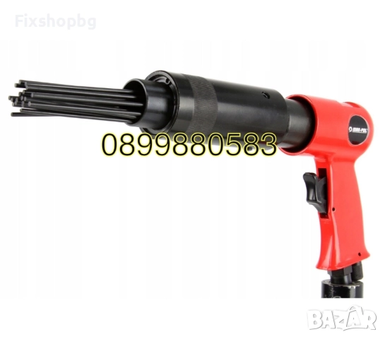 Пневматичен иглен чук Мar-Pol  M90290, 19 игли, 6.3 бара, снимка 2 - Други инструменти - 51563951