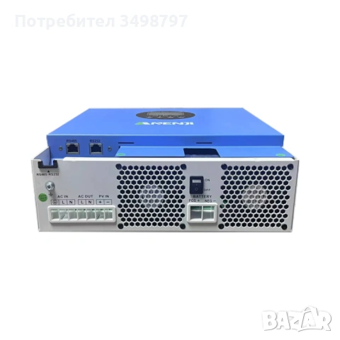 Anenji 2KW 12V хибриден соларен инвертор с WIFI, снимка 5 - Друга електроника - 53059471