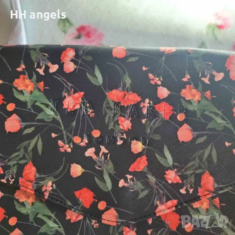 Ted Baker  марков нов  флорален клъч с етикети, снимка 2 - Чанти - 47344518