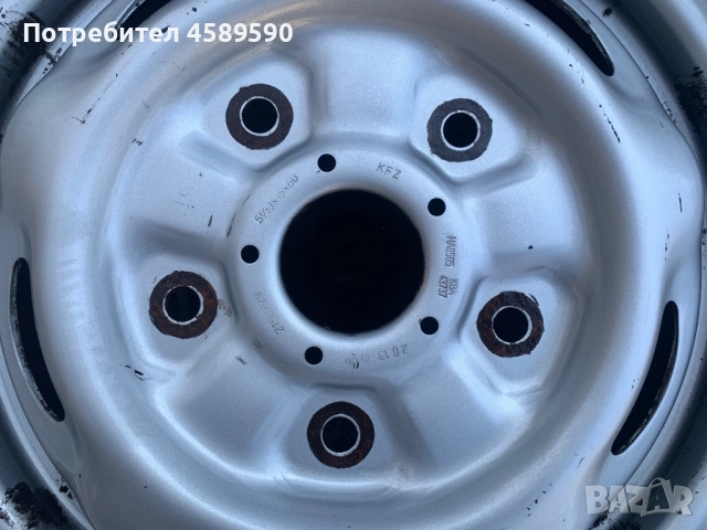 4бр.Оригинални железни джанти 15цола 5x160 за Ford Transit(2000-2024), снимка 10 - Гуми и джанти - 51808329
