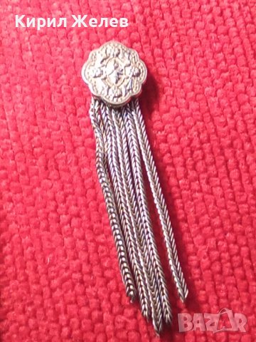 СТАРА СРЕБЪРНА ВИСУЛКА СРЕБРО 925 УКРАШЕНИЕ РЪЧНА МАЙСТОРСКА ЮВЕЛИРНА РАБОТА АПЛИКАЦИЯ ОБЕЦА 25768, снимка 12 - Други - 35819577