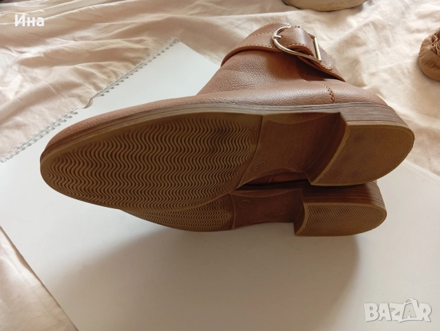 Дамски боти Anna FIELD бежови н.39, снимка 5 - Дамски боти - 53042810