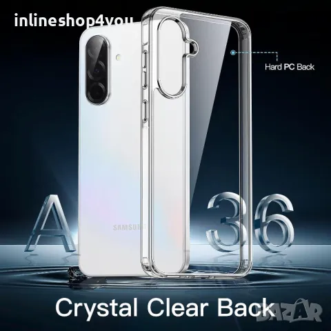 Прозрачен Кейс SPACE CASE за Samsung Galaxy A56, снимка 7 - Калъфи, кейсове - 49978430