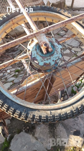 Продавам метална количка на две колела мотоциклетни, снимка 5 - Ремаркета - 52340539