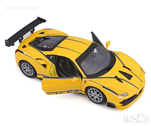 Метални колички Ferrari 488 Challenge №25 – 1:24, снимка 2 - Колекции - 55983893