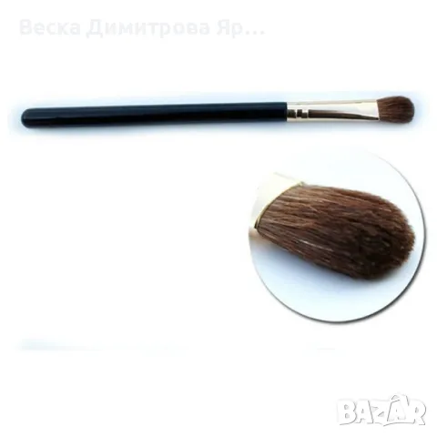 Комплект от девет броя четки за грим в изискана черна чантичка HZS84, снимка 6 - Козметика за лице - 47729465