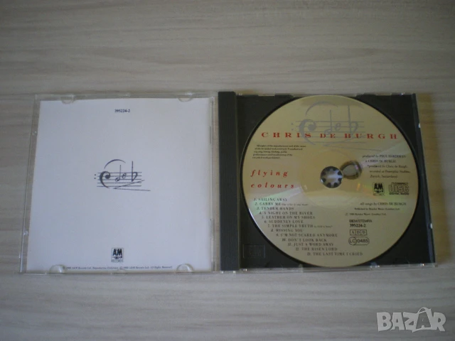 Chris de Burgh ‎– Flying Colours 1988 CD, Album, снимка 2 - CD дискове - 51132995