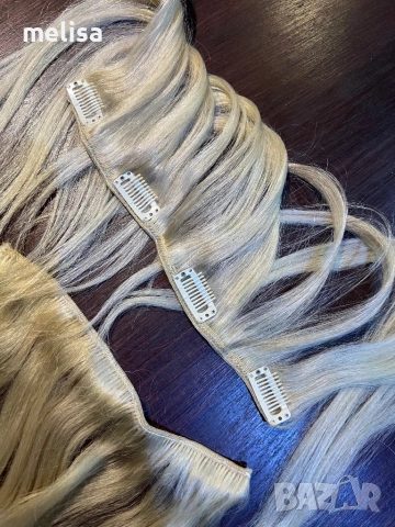 Екстеншьн естествена коса, снимка 6 - Продукти за коса - 53210600
