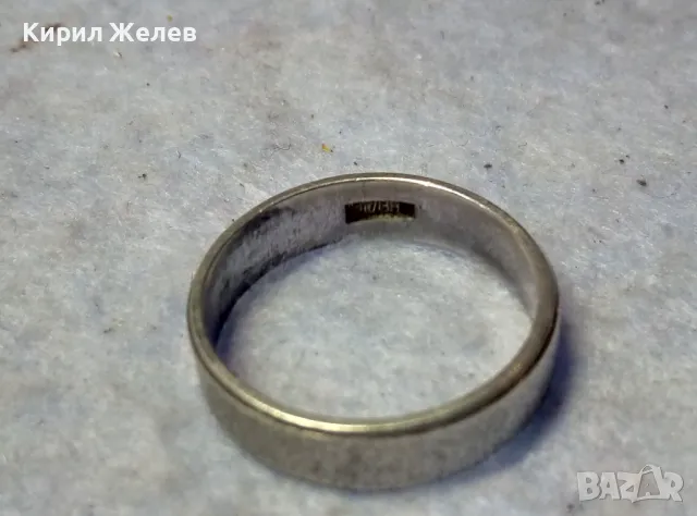 СТАР СРЕБЪРЕН ПРЪСТЕН Тип ХАЛКА СРЕБРО ВИСОКА ПРОБА с РЯДЪК ПЕЧАТ МАЙСТОРСКА РЪЧНА ИЗРАБОТКА 30569, снимка 4 - Антикварни и старинни предмети - 49767009