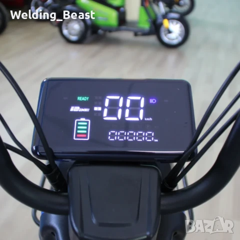 Електрическо колело-мотопед SG Super Crown 750W / 48V / 15Ah - Blue, снимка 4 - Мотоциклети и мототехника - 51284480