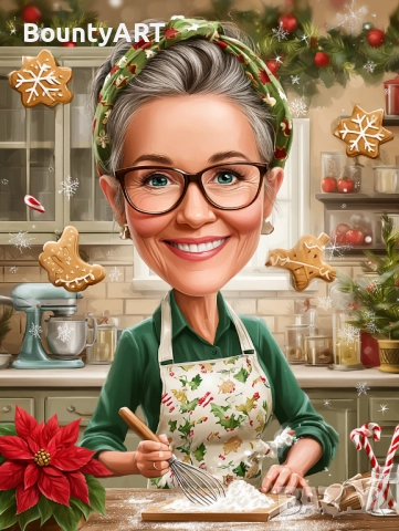 Коледни карикатури с предварителна заявка! Промо цена!, снимка 14 - Коледни подаръци - 52044507