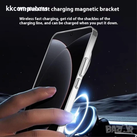 Удароустойчив Калъф с Магнит, Стойка и Скрийн Протектор за Xiaomi 15 Ultra – Черен, Сребрист, Прозра, снимка 6 - Калъфи, кейсове - 50745509