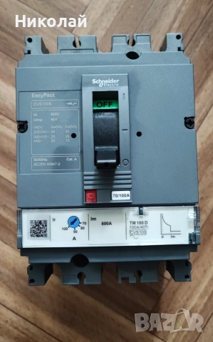 Автоматичен прекъсвач Schneider 100А