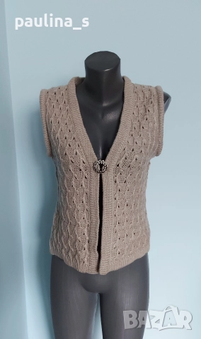 Два различни броя / Винтидж дамски елек "Zero" и "Poly Acryl" , снимка 9 - Елеци - 52650240