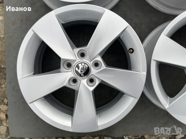 оригинални джанти 15" 5х100 Skoda , снимка 6 - Гуми и джанти - 53315252