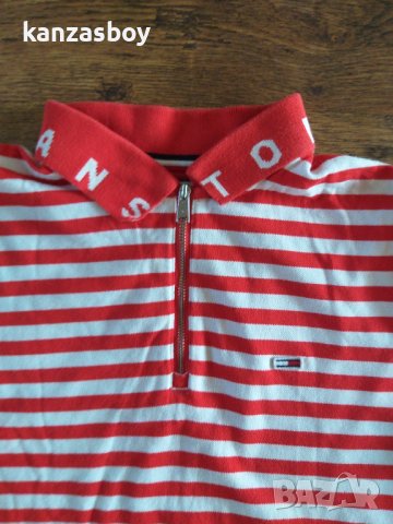 Tommy Hilfiger Jeans essential stripe polo dress relaxed fit - страхотна дамска рокля, снимка 3 - Рокли - 41580129