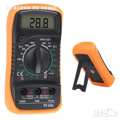 Дигитален мултиметър DT830L  262 – Универсален измервателен уред