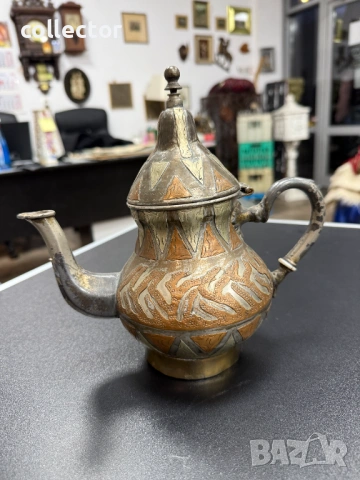 Традиционен марокански / арабски чайник. №7868, снимка 2 - Антикварни и старинни предмети - 53476528