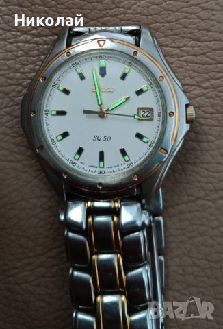 SEIKO SQ50 - оригинален японски кварцов часовник , снимка 9 - Мъжки - 41627920