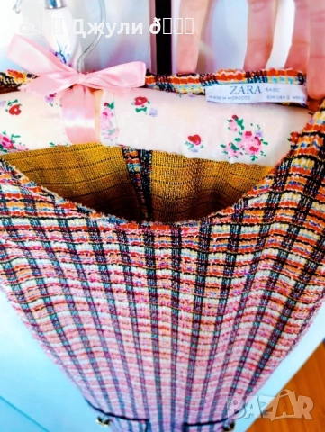 Рокля от букле/ туид на Zara, снимка 10 - Рокли - 51435318