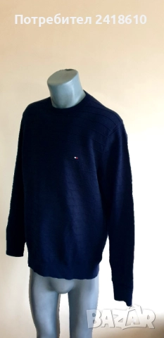 Tommy Hilfiger Cotton / Knit Mens Size M НОВО! ОРИГИНАЛ! Мъжки Памучен Пуловер!, снимка 11 - Пуловери - 52592702