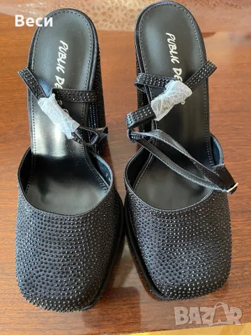 Обувки на платформа, снимка 2 - Дамски елегантни обувки - 48575649