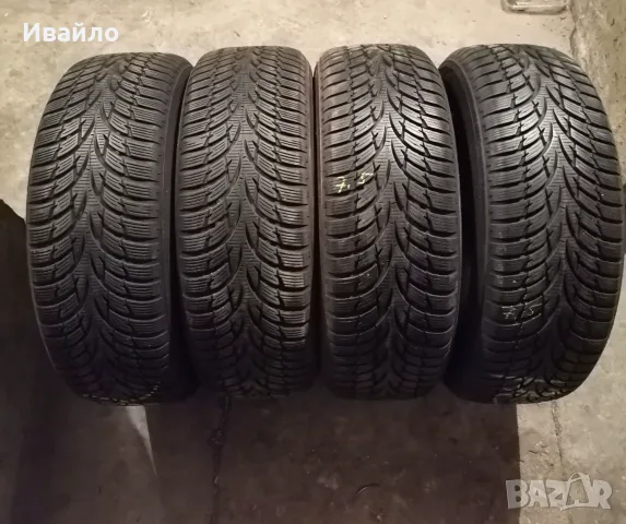 Продавам 4 броя зимни гуми 215.65.16 на 1 сезон дот 2022 Nokian 