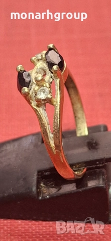 Златен пръстен /липсва камък/, снимка 5 - Пръстени - 51998056