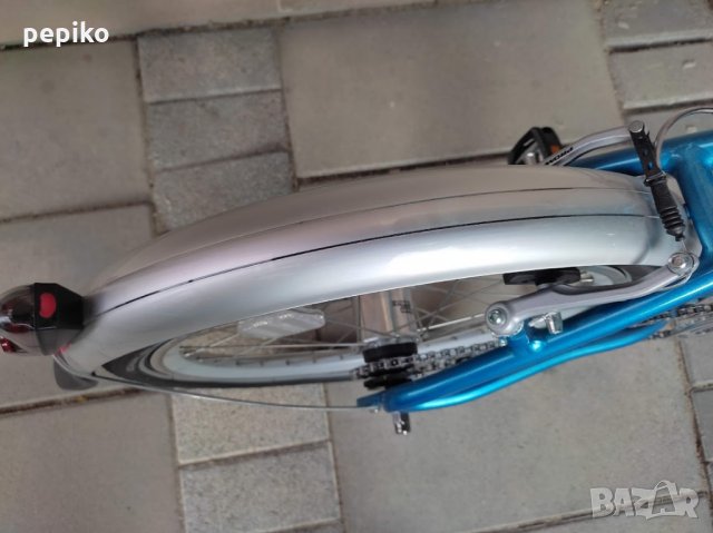 Продавам колела внос от Германия алуминиев сгъваем велосипед PONY SPORT 20 цола  SHIMANO STURMEY ARC, снимка 6 - Велосипеди - 33912226