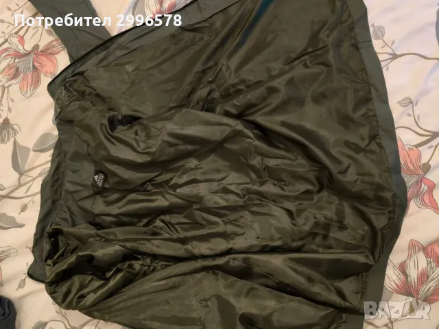 Adidas мъжка ветровка размер L тъмно зелено пролетно есенно яке, снимка 4 - Якета - 47947346