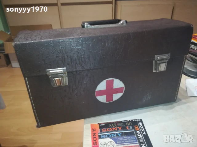 РЕТРО ДОКТОРСКА ЧАНТА-РЕЛИКВА//АНТИКА ОТ СОЦА 2607252016LCHERY, снимка 2 - Антикварни и старинни предмети - 51152167