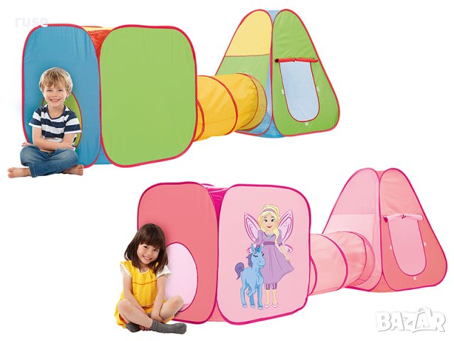 НОВА! Детска палатка за игра, Палатка с тунел