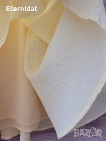 Лятна жълта рокля YAS, снимка 4 - Рокли - 51291217