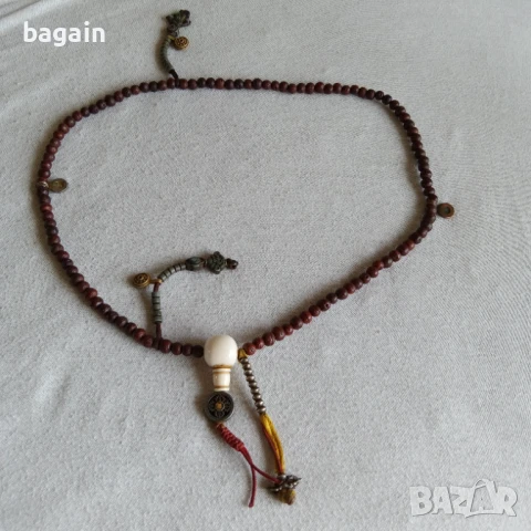 Уникален тибетски амулет- броеница., снимка 7 - Антикварни и старинни предмети - 51039625