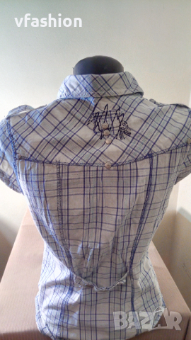 ДАМСКА КАРИРАНА РИЗА CLOCKHOUSE, снимка 7 - Ризи - 36275329