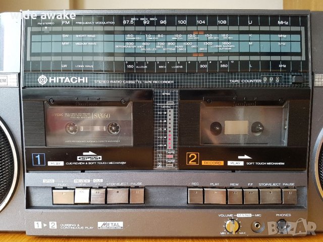 Hitachi TRK-W55E, снимка 11 - Радиокасетофони, транзистори - 41903740