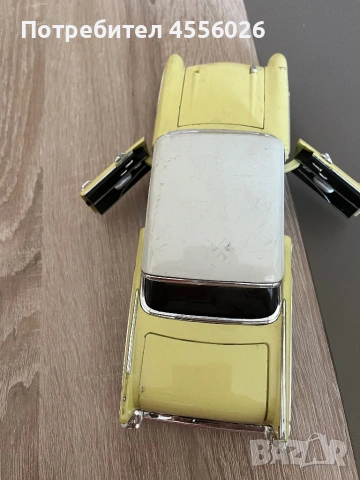 Продавам метална количка CHEVY BEL AIR 1957 1/24, снимка 4 - Колекции - 53836919