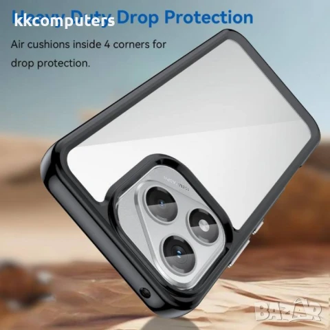 Honor 400 Lite Colorful TPU + Acrylic Удароустойчив Калъф и Протектор, снимка 6 - Калъфи, кейсове - 50937775