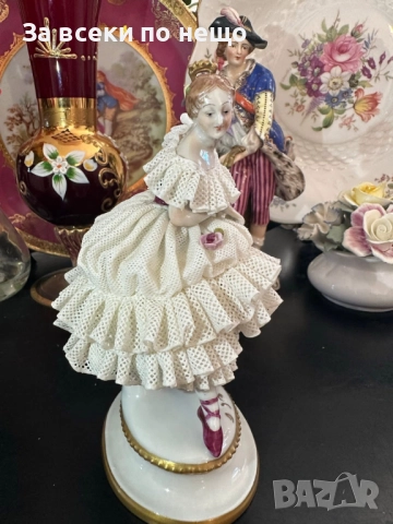 Volkstedt Фолкщед Germany  Curca 1945 Код P1773, снимка 12 - Декорация за дома - 53001664