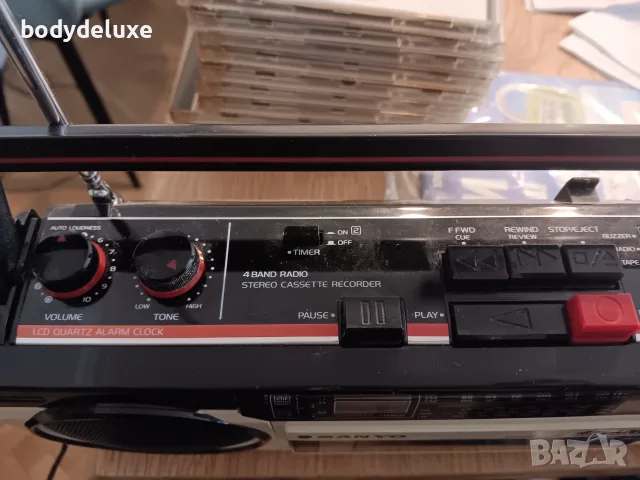 SANYO M-S350LE радио-касетофон, снимка 3 - Радиокасетофони, транзистори - 56050317