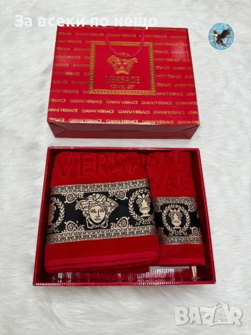 Chanel Луксозни Хавлии - 2бр. в кутия - Налични Различни Цветове Код E429, снимка 5 - Хавлиени кърпи - 50482544