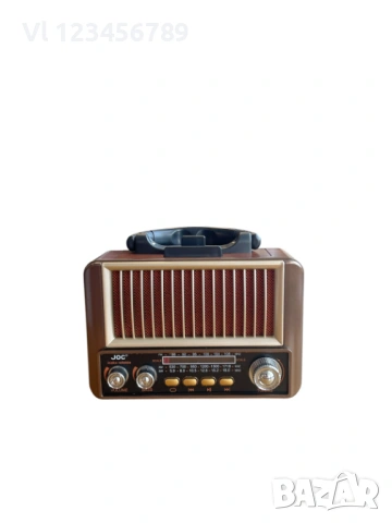 Ретро радио JOC TG-2502T-S с Bluetooth, USB, SD, FМ, АМ, SW