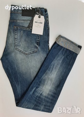 Only & Sons - Дънки, Slim, размери - W28/"32; 29/"34; W30/"32,34; W31/"32; W 32/ "32,34 и W33/"32.  , снимка 3 - Дънки - 39670442