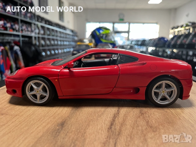 BBURAGO Mетална колекционерска количка модел FERRARI 360 MODENA 1:18, снимка 3 - Колекции - 52793756