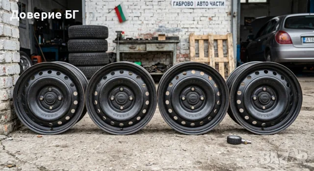 Оригинални стоманени джанти 14 цола за Nissan (Micra, Almera, Note)